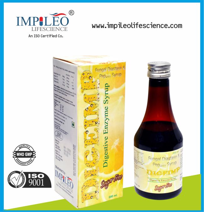 Enzyme syrup with Fungal diastase, pepsin