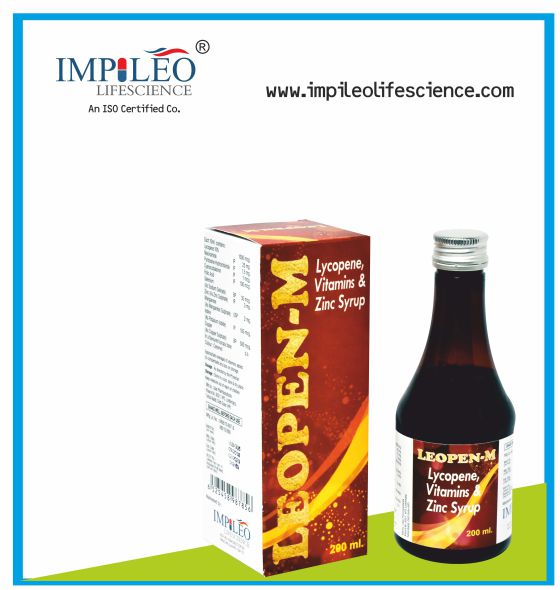 Pharma pcd of Lycopene syrup and Softgel