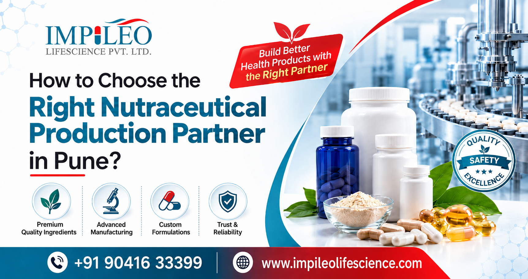How to Choose the Right Nutraceutical Production Partner in Pune