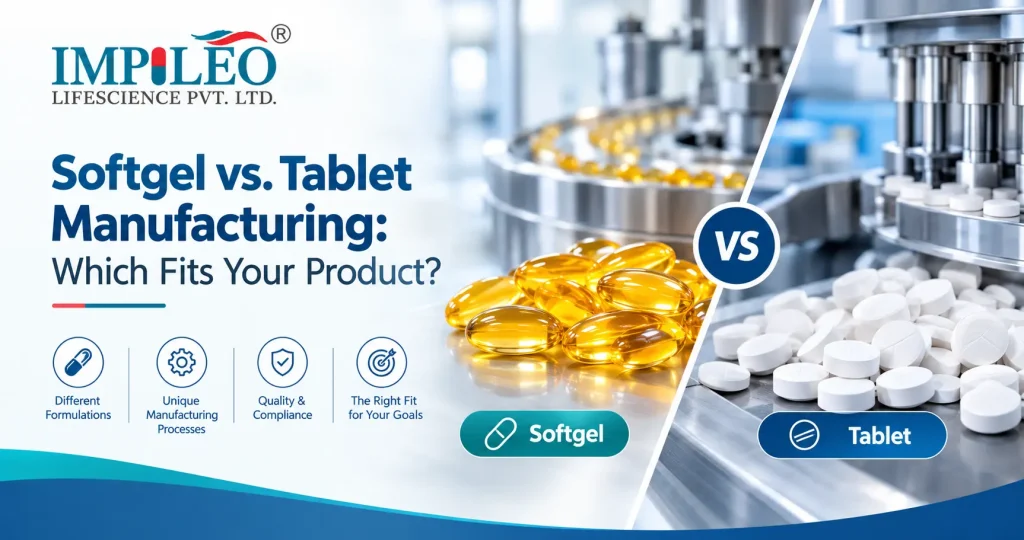 Softgel vs. Tablet Manufacturing